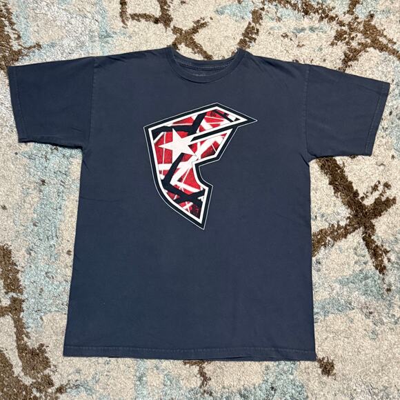 Famous Stars and Straps Red Logo Shirt Size Medium Y2K - Picture 1 of 5
